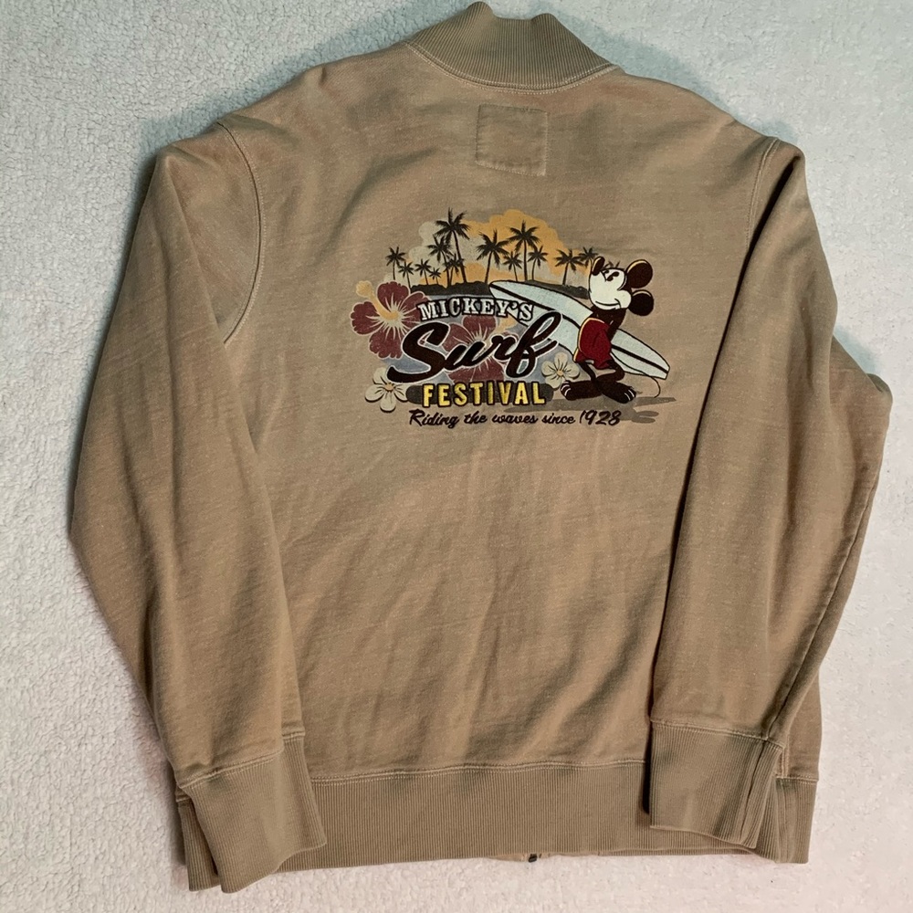Disney Parks Original Embroidered Zip Sweatshirt